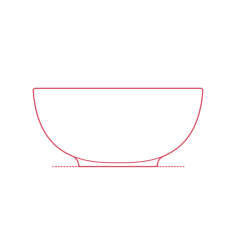 Objects Bowls Ikea 365 Bowl 7.5 Inch Digital Sketch Svg Design, Free Vectors File